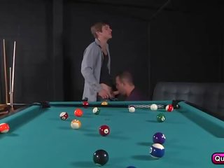 Playing Pool introduces Luke Hard And concupiscent